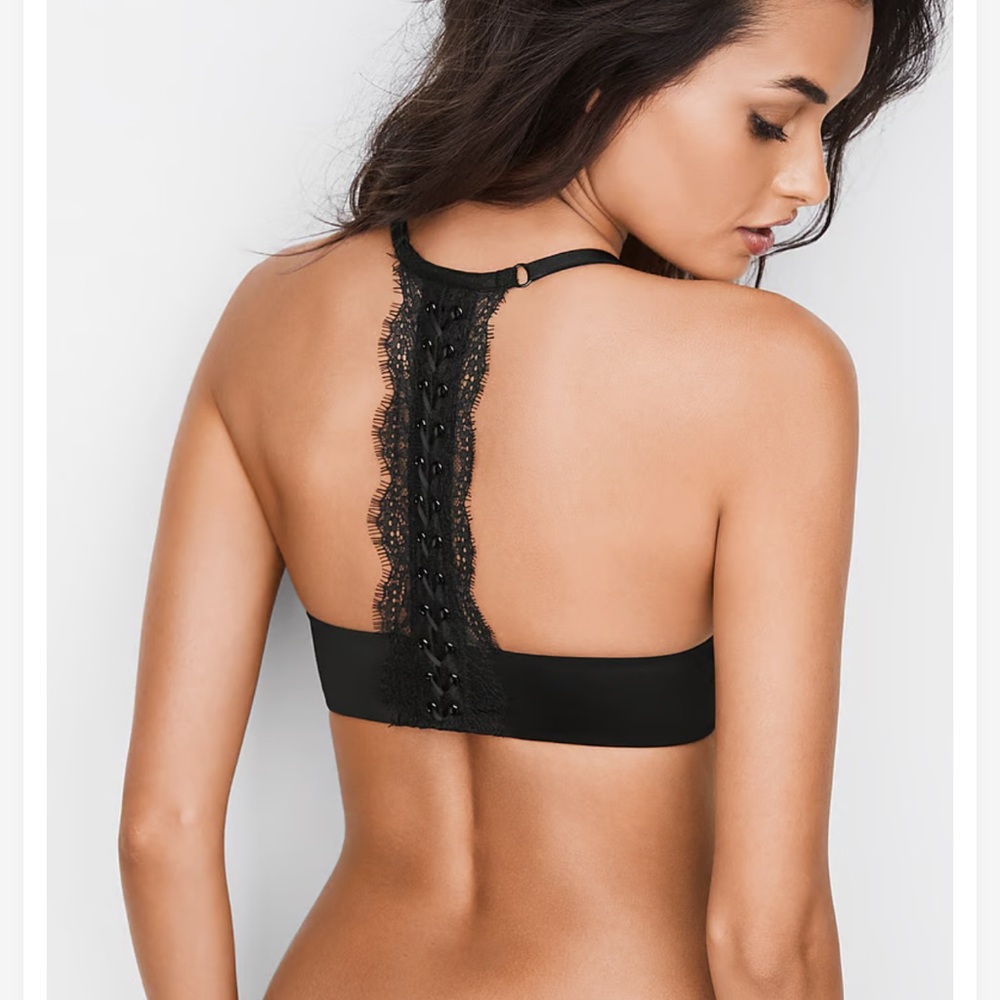 Victoria's Secret Black Lace Racerback So Obsessed